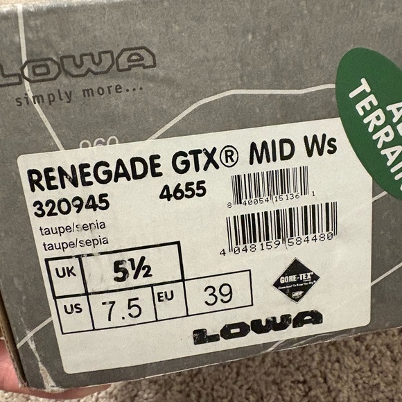 Lowa Gray Renegade GTX Mid Boots - Picture 4 of 4